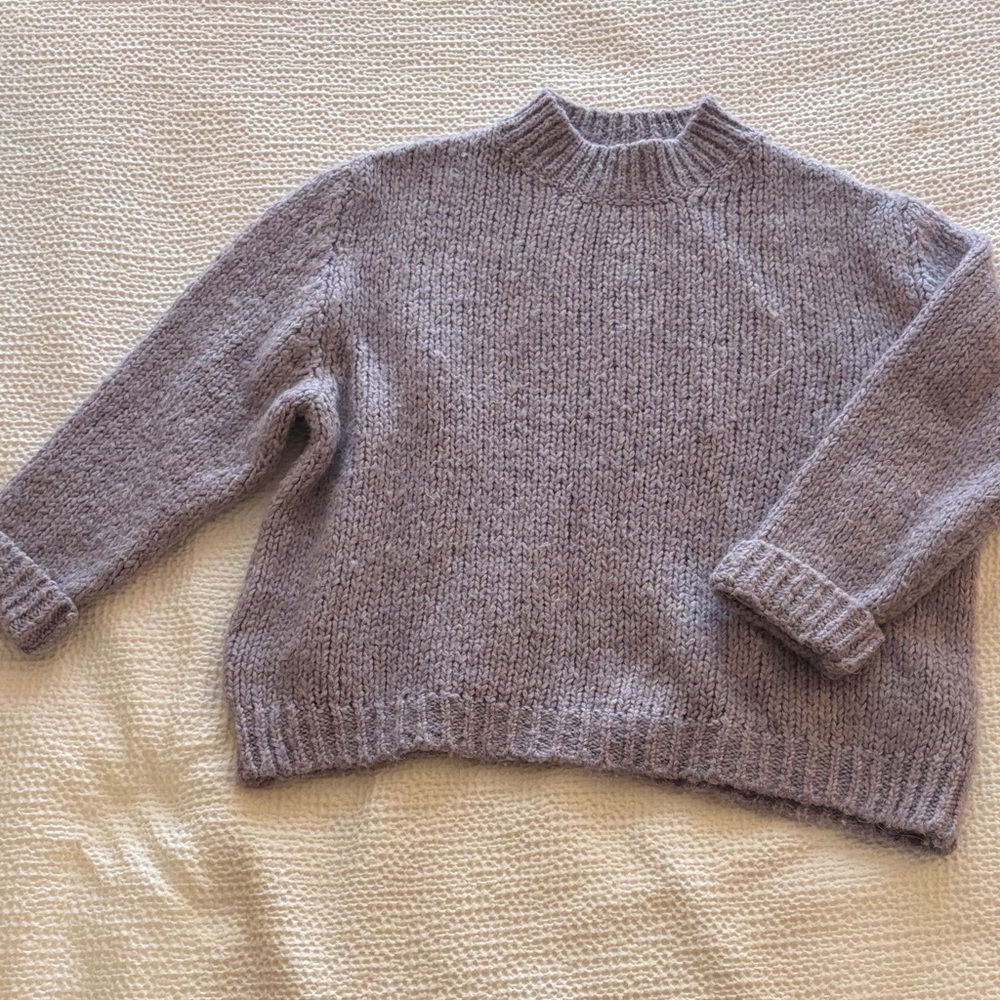 Cozy Lavender Sweater
